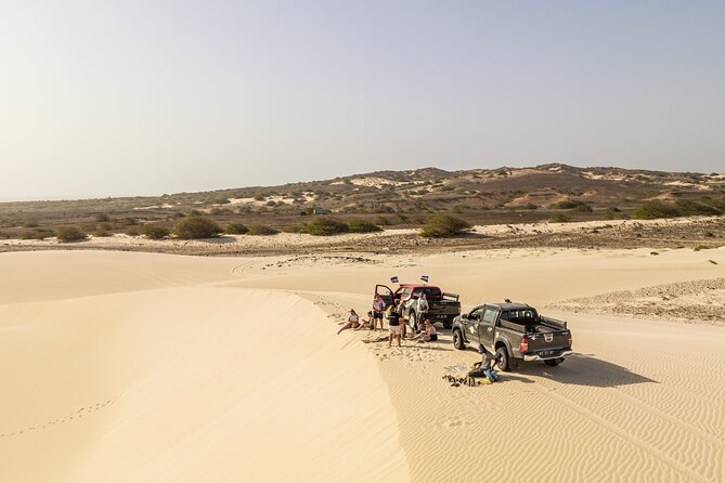 4WD Boa Vista group day tour south and north with sandboarding - Lunch at Bahia Beach Club or Casa Rosa