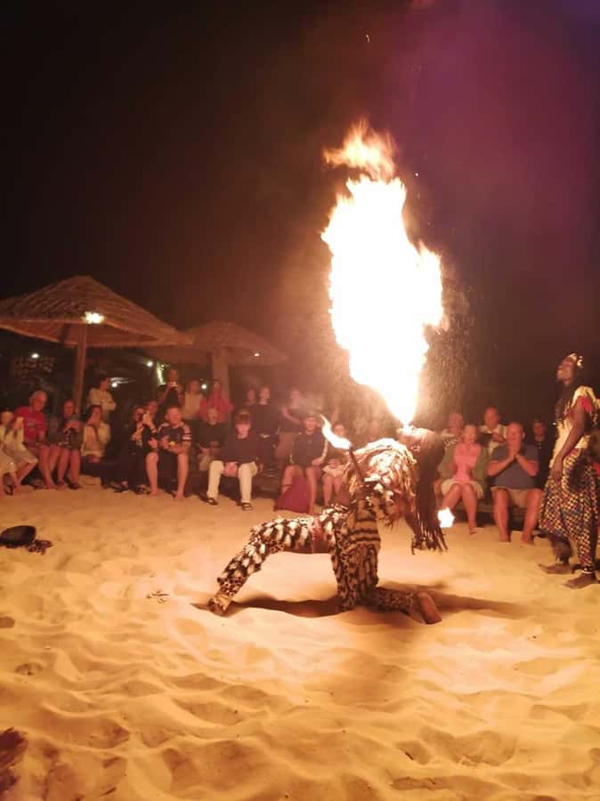 Boa Vista: African night - Hotel pickup makes the evening easy