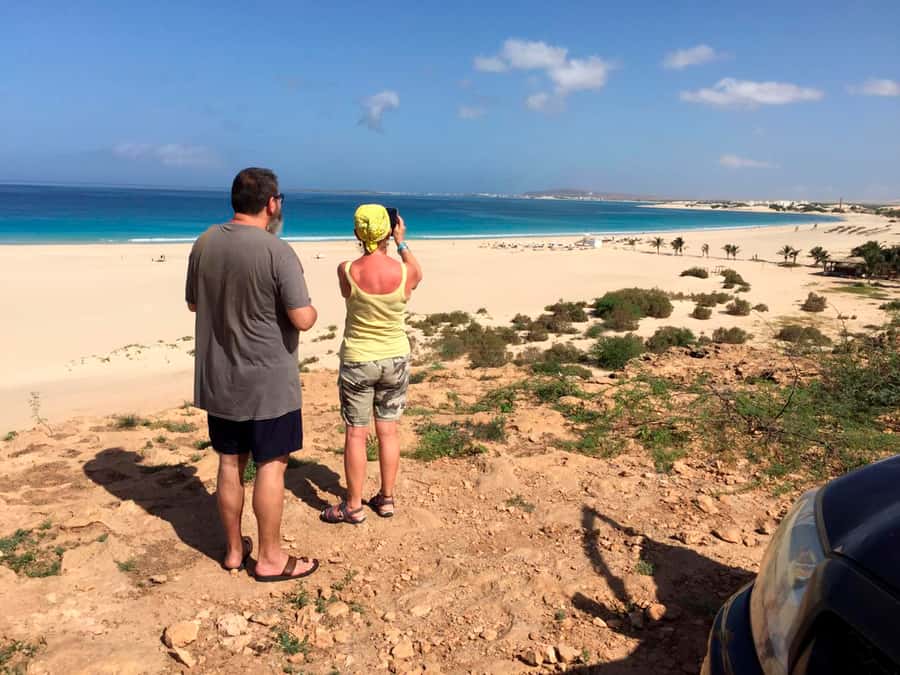 Boa Vista Island: Guided Santa Monica Beach & Caves Tour - Chaves Beach and the Morro de Areia area