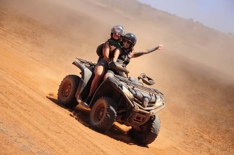 Boa Vista: Off-Road Quad Bike to Santa Monica & Caves - Morro de Areia, where dunes meet the sea