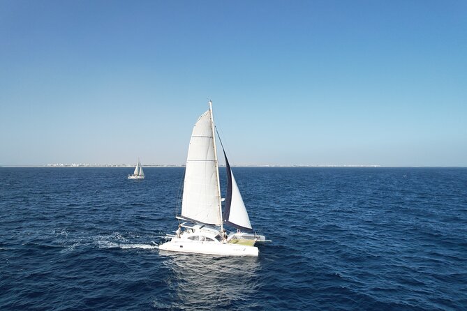 Catamaran Half Day - Beautiful day on the Atlantic Ocean - Sailing, motoring, and Atlantic conditions