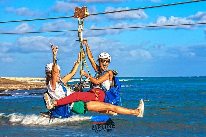 Complete Excursion and Flight on the Zipline Cabo Verde - Climbing Serra Negra to the launch point