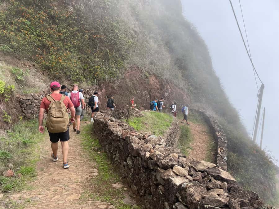 Cova–Paúl Valley Trek: Santo Antão Day Trip by Ferry - Starting high above the Paúl Valley