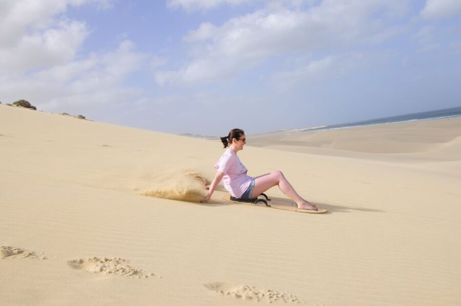 From Boa Vista: Sandboarding Adrenaline down the big Dunes - Repeating the runs and finding your own pace