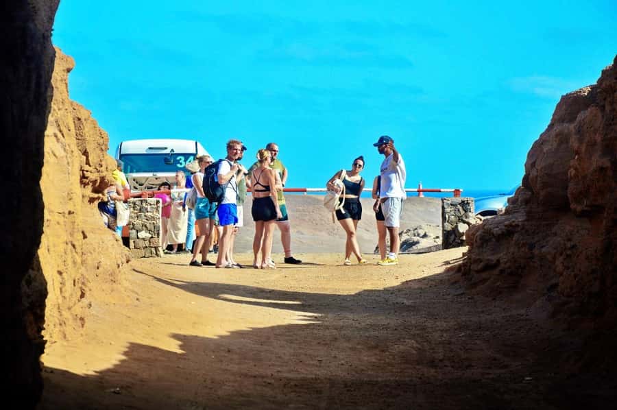 From Sal Island: Blu eye, Salt lake, Lemon Sharks & Palmeira - Palmeira shows you a working side of Sal