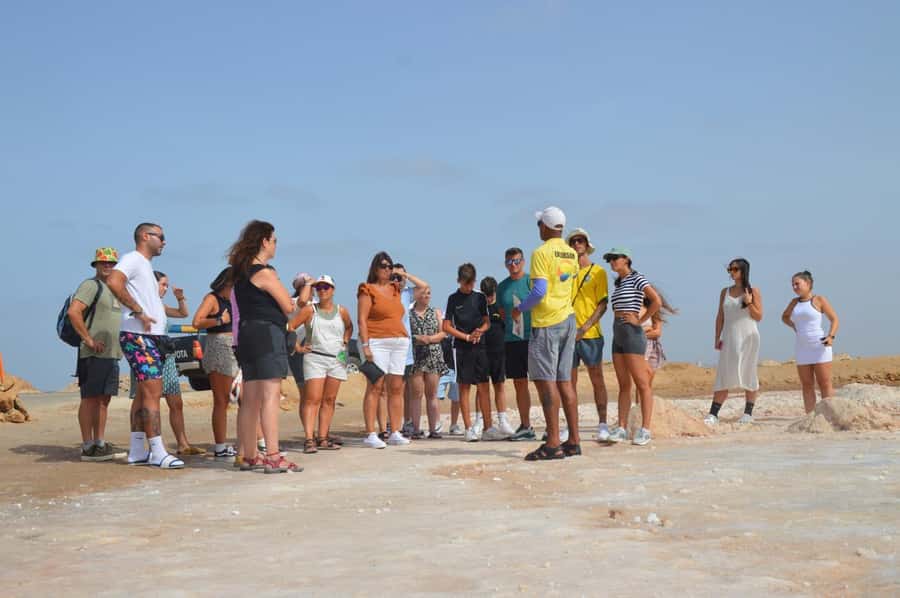 From Sal Island: Blue Eye, Salt Lake, Lemon Sharks, Palmeira - Floating at Pedra de Lume Salt Pans