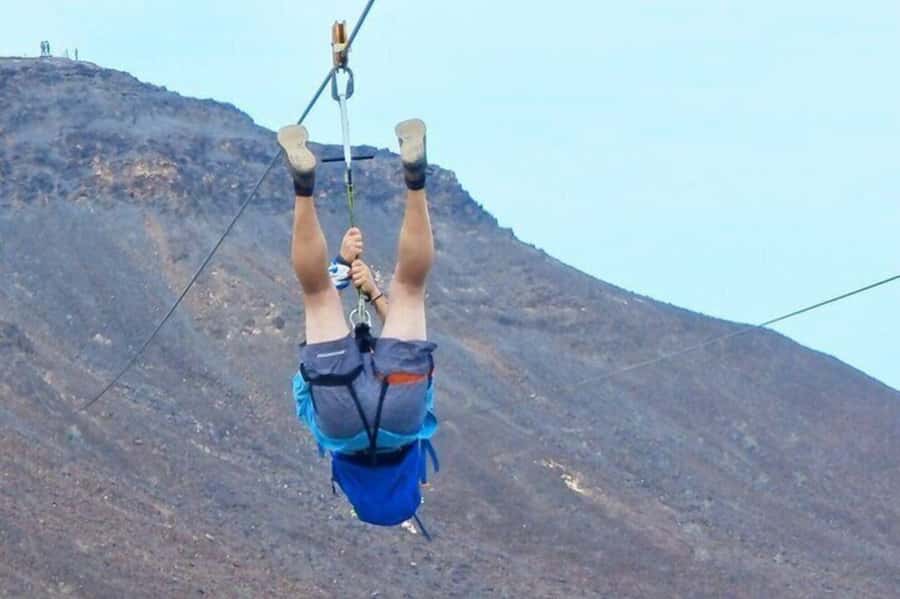 From Santa Maria: Sal island Zipline Experience (Official) - A 1,000-meter zipline over Sal