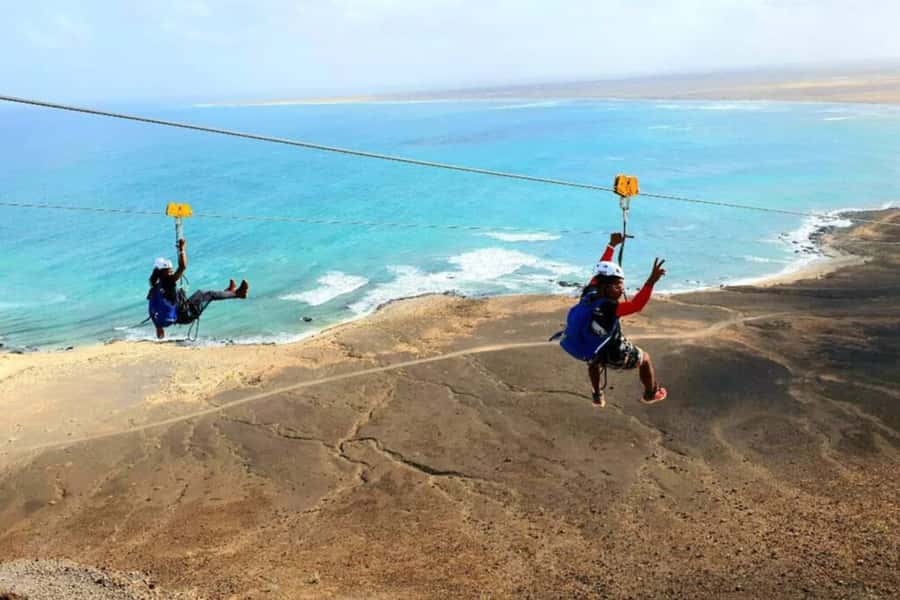From Santa Maria: Sal island Zipline Experience (Official) - Who will enjoy this most