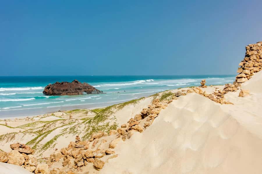 Postcards of Boa Vista 4x4 Tour with Shipwreck & Local Lunch - Cabo Santa Maria and the cargo ship that stayed put