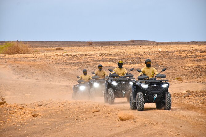 Quad Adventure Tour in North Boa Vista - White sand and quiet space in Viana Desert