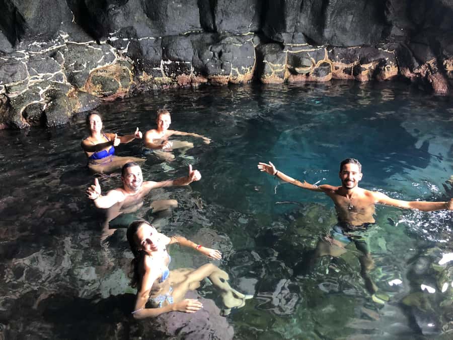 Sal: All-Inclusive Salt Lake, Blue Eye and Shark Bay Tour - Buracona’s Blue Eye and natural pool