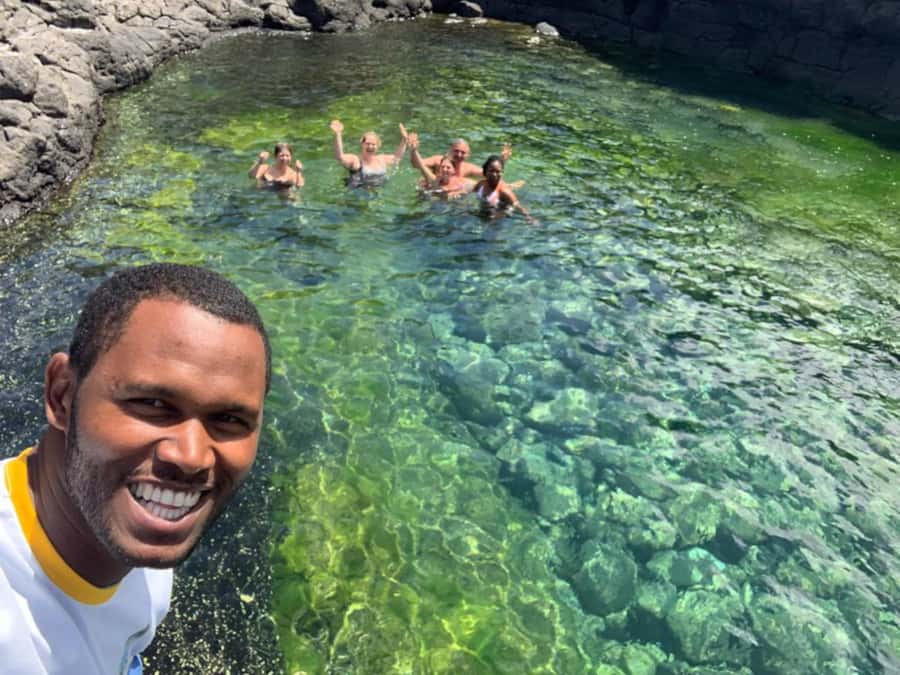 Sal: All inclusive Salt Lake, Natural pools and Shark Bay - Murdeira Bay and the road between stops