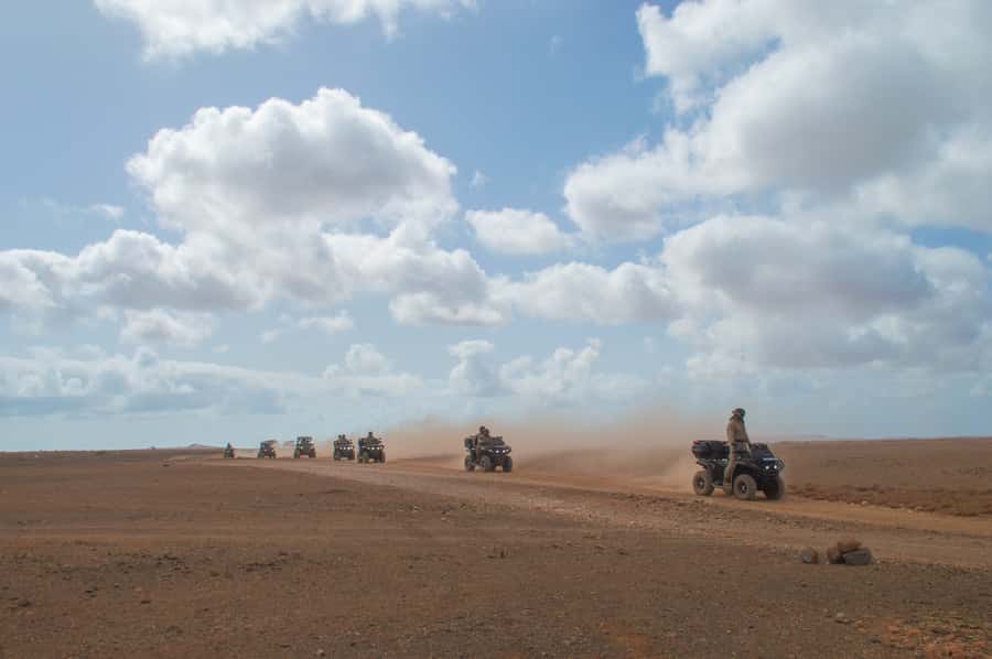 Sal Island: 4-Hour ATV Quad Island Tour - From Murdeira Bay to Palmeira on the west coast