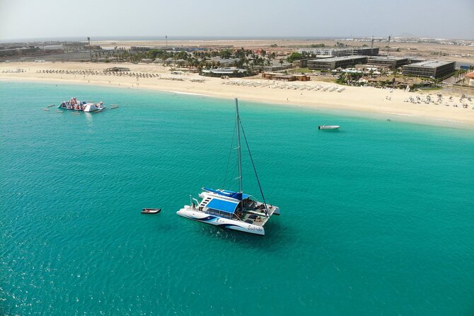 Sal Island All-inclusive Adults-only Catamaran Cruise - Setting sail from Palmeira on Sal’s west coast