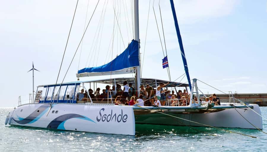 Sal Island Catamaran Cruise with All-inDrinks and Snacks - A Gentle Start From Palmeira