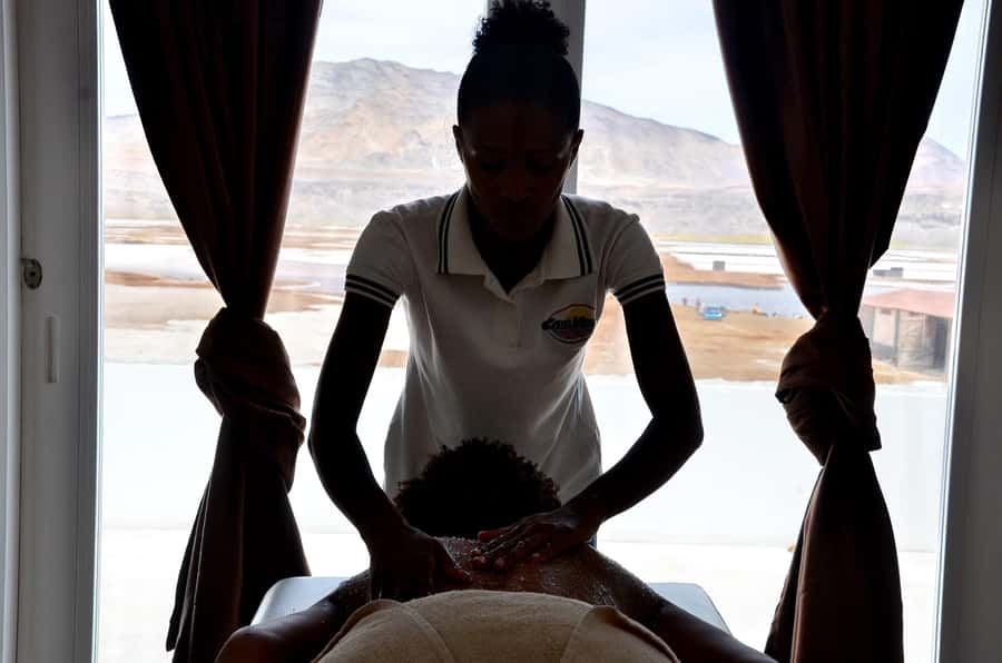 Sal Island: Pedra de Lume, Wellness and Relax Experience - The sea-salt scrub starts the treatment