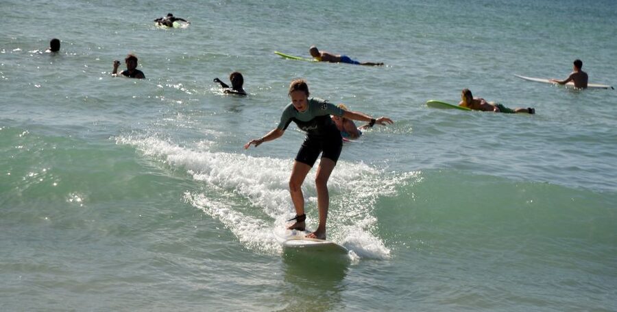 Sal: Surf Lesson - The instructors and the teaching style