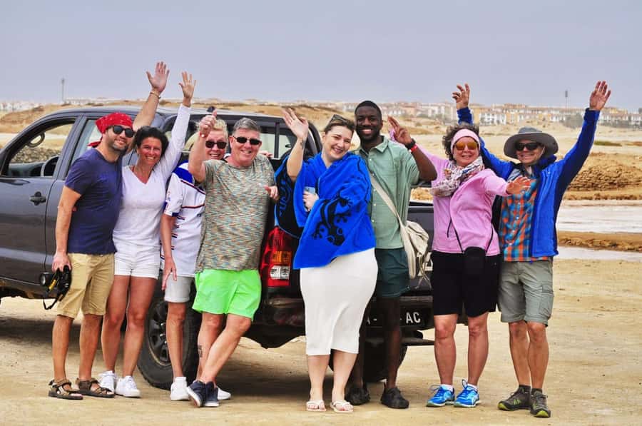 Santa Maria: Salt Mine, Natural Pool, and Shark Bay Tour - Miragem and the art of the desert photograph