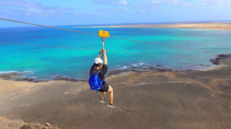 Santa Maria: Serra Negra Zipline Experience - The uphill walk to the launch point