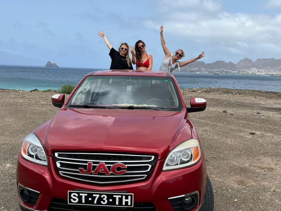 São Vicente Island: Full-Day Tour 4<em>4 – Key points to know before you book’ /></p>
<ul>
<li><strong>Mindelo gives you the cultural start:</strong> Expect colonial buildings, a church, municipal and African markets, and a view from Fortin.</li>
<li><strong>Monte Verde is the big photo stop:</strong> Clear weather may reveal much of São Vicente and other Cape Verde islands.</li>
<li><strong>The eastern route changes the mood:</strong> Calhau Valley brings agricultural fields, endemic plants, and open volcanic scenery.</li>
<li><strong>Baía das Gatas includes beach time:</strong> You may have a chance to swim before continuing along the coast.</li>
<li><strong>Private transportation adds comfort:</strong> Pickup and drop-off are included at accommodation in Mindelo.</li>
<li><strong>The schedule needs checking:</strong> The advertised four hours does not neatly match five listed guided stops.</li>
</ul>
<h2>What this São Vicente route does well</h2>
<p><img width="900" height="675" decoding="async" src=